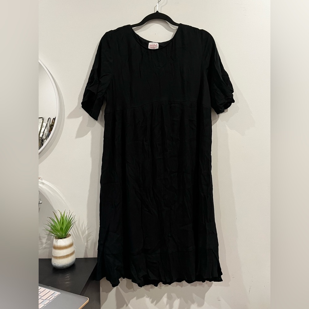 Target-Black Maternity Dress. Size M